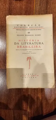 Livro História da Literatura Brasileira - terceira edição