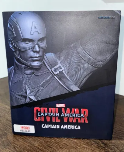 Capitão América Civil War Iron Studios 1/10