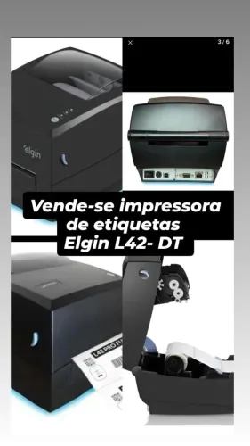 IMPRESSORA DE ETIQUETAS AUTOCOLANTES Elgin L42-DT 