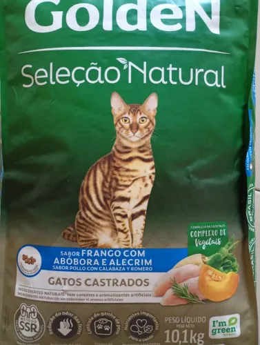 Ração Golden 10.1kg seleção natural.
