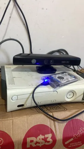 Xbox 360 rgh com 1 controle e hd de 500gb