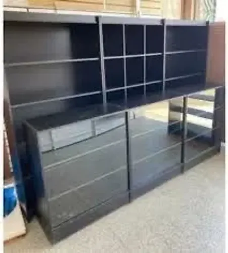 BALCÃO VITRINE PRETO - NOVO - ENTREGA RÁPIDA