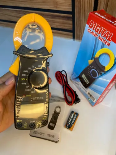Alicate Amperímetro Multímetro Digital DT3266L DIGITAL CLAMP METER Unity an3