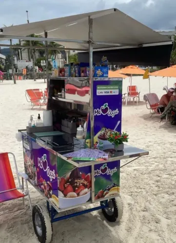 Carrinho de açai