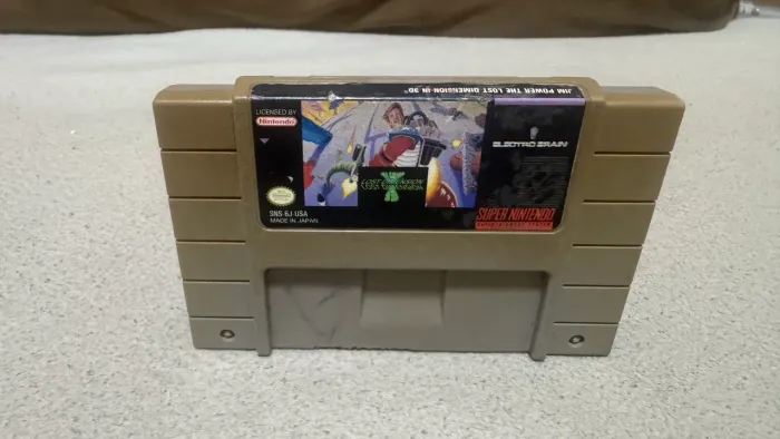 Jim Power 100% original Super Nintendo 