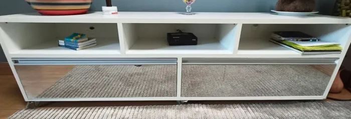 Rack em MDF Branco