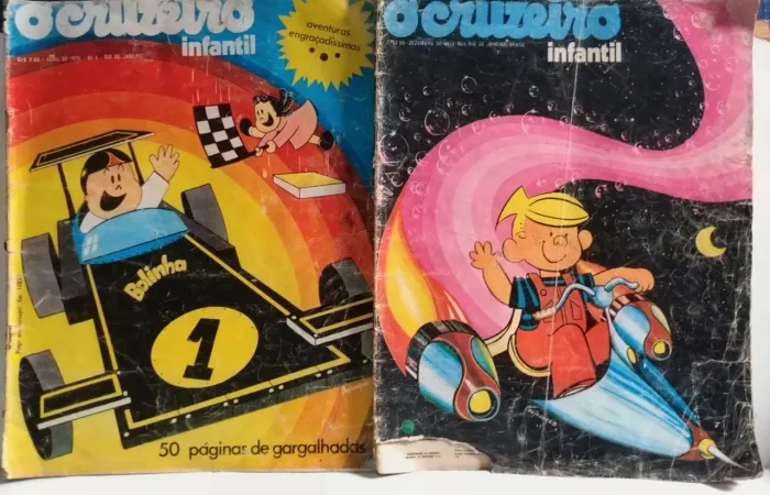 Revistas O Cruzeiro Infantil Antigas N.3 e 4 Década de 70.