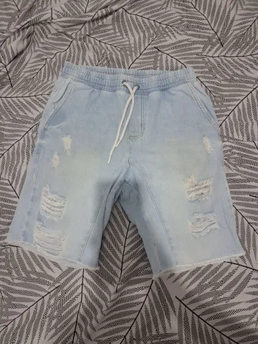 Bermuda jeans masculina 