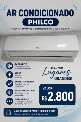 Ar condicionado Philco 24.000 btus