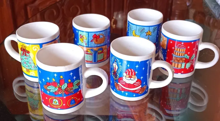 Canequinhas de Natal.