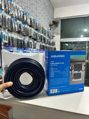 Cabo Hdmi 20 Metros Ultra HD 4K ( Promoção ) Versão 2.0