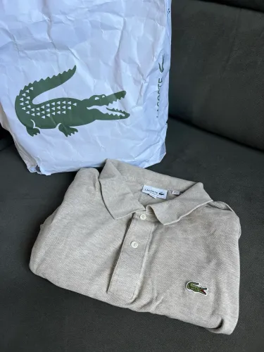 Camisa Lacoste Cinza