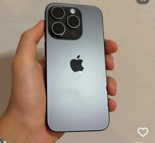 iPhone 15 pro preto 138GB 6 meses de garantia