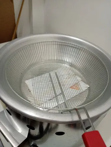 Tacho para frituras de pastel/salgados/batata e banana