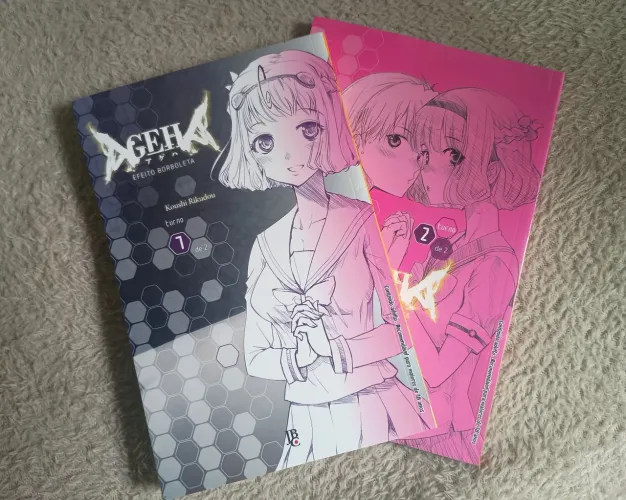 Mangá "Ageha - Efeito Borboleta" volumes 1 e 2