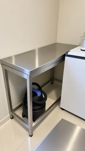 Bancada inox pista quente 