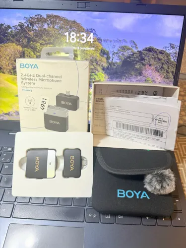 Microfone Lapela Boya By-M1V5