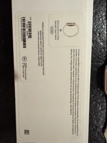 Apple Watch SE 44mm GPS - Gold + Caixa Original - Excelente Estado