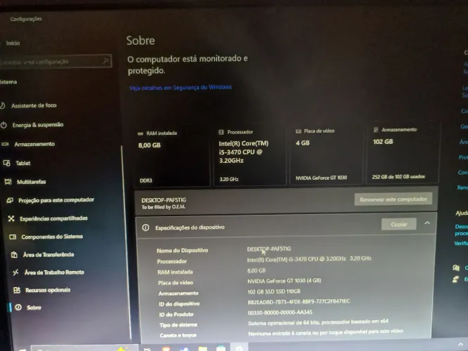 Pc i5 3470 