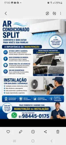 Instalação e manutenção de ar split