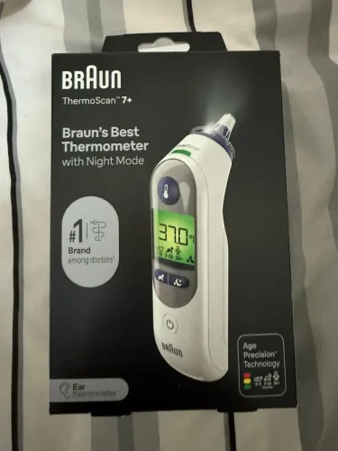 termômetro auricular Braun ThermoScan 7+ com Night Mode