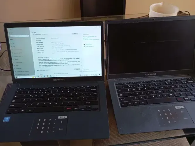 Notebook Compaq Intel Pentium N3700 4GB RAM SSD 112GB - VENDENDO, OS DOIS FUNCIONAM