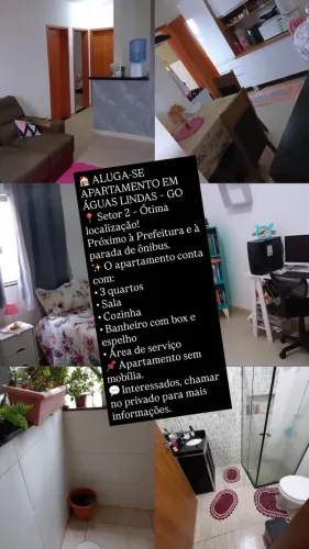 Aluga-se apartamento - Águas Lindas Goiás