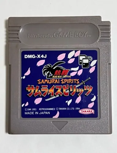 Samurai Spirits, só o jogo, Game Boy original Japonês!!