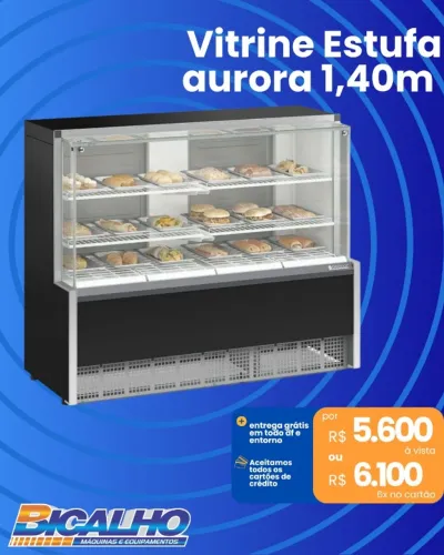 VITRINE ESTUFA AURORA 1.40M