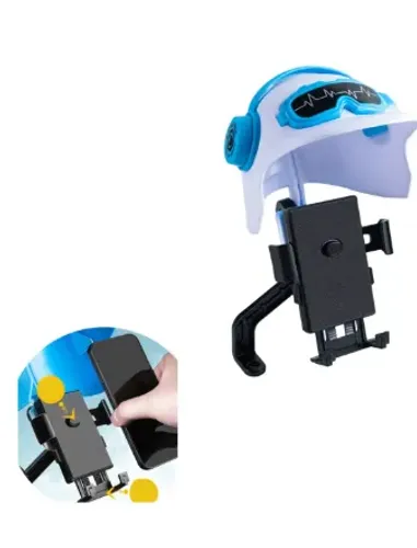 Suporte Celular Estilo Capacete Moto -proteção