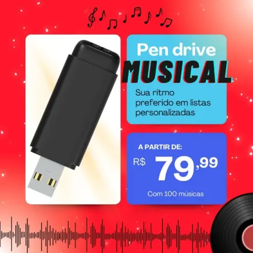 Pen drive: Seleção de músicas