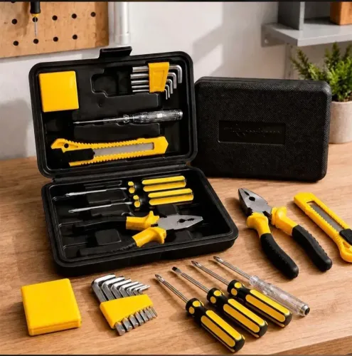 Kit Jogo De Ferramentas Aço Carbono Titanium 11 Peças