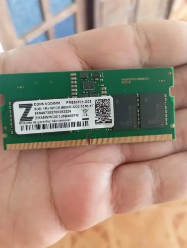 Memória Ram de Notebook 8GB DDR5 5600MHz