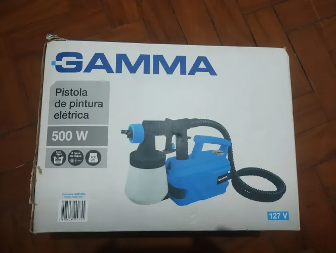Pistola de Pintura elétrica Gamma 500w usado