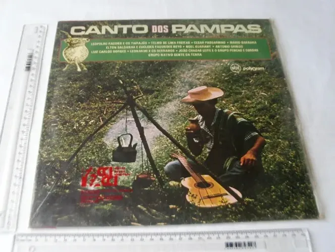 Disco Vinil LP - Canto Dos Pampas - Tropical - SBT - 1985 
