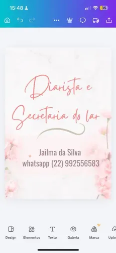 Ofereço meus serviços de diarista secretaria do lar e cuidadora de idoso