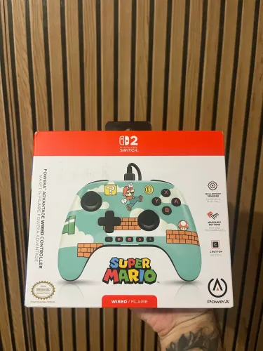 Controle PowerA Mario Time Switch 2 