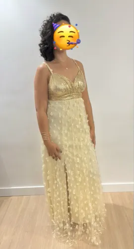 Vestido longo de gala