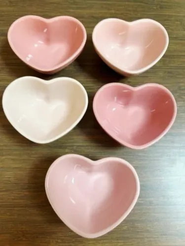 Set Ramekins Corações Rosa Le Creuset