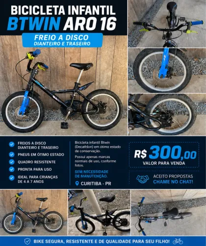 Vendo Bike para criança 