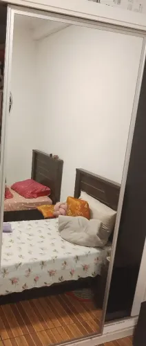 Espelho gigante com moldura de alumínio 
