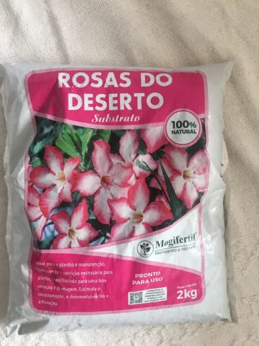 Substrato para rosas do deserto