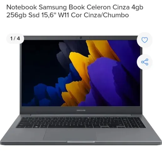 Notebook Samsung 15,6"