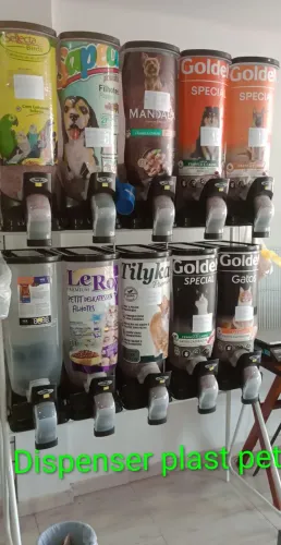 Dispenser de rações Plast pet c/ 10 módulos