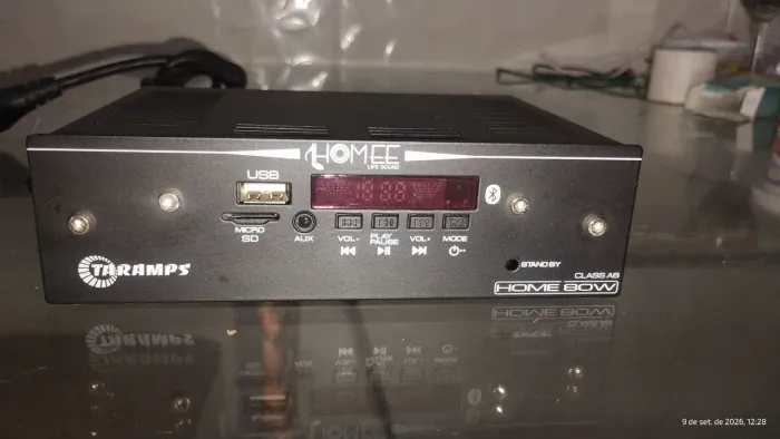 Amplificador e receiver Taramps HOME 80w
