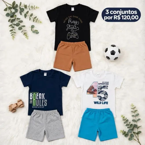 Camisas e Shorts