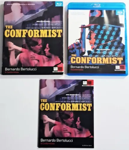 Blu-ray O Conformista - Bernardo Bertolucci Importado Raro Impecável com livreto
