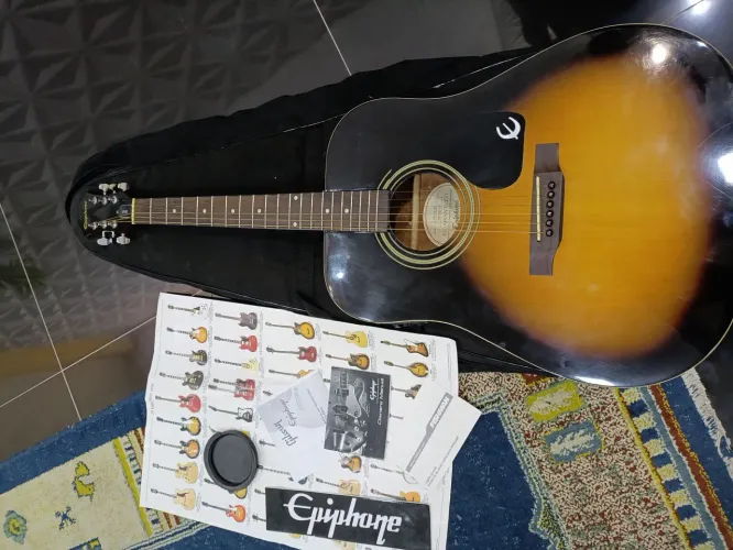 Violão Epiphone Dr 100, com captador Fishman
