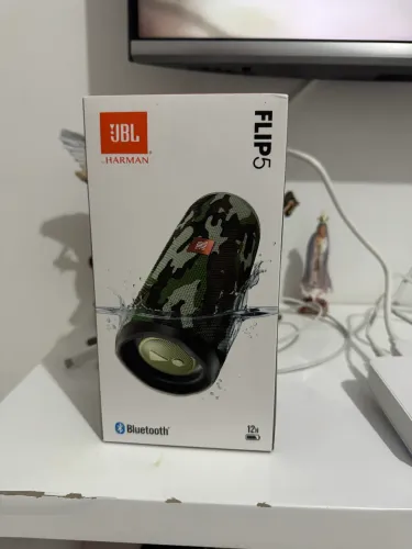 Caixa de Som Jbl Flip 5 Bluetooth - Camuflada 100% novo, nunca usado 