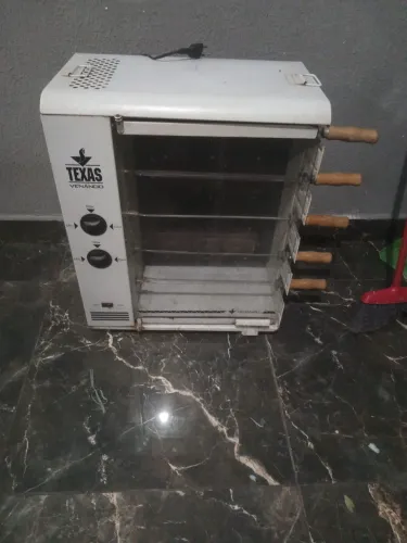Frangueira de mesa com 5 espetos 
